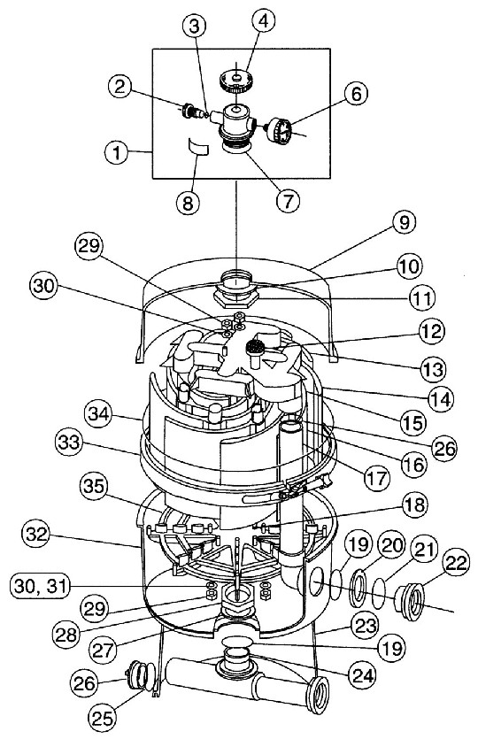 Pentair Pool Filter Parts Diagram Wiring Site Resource